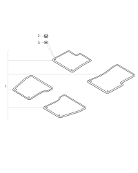 3Y1863047C-Footrest set