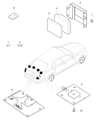 3Y0907722-Control unit, for automobile Position sensor