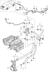 99710621232-RADIATOR HOSE W124/E200/E220