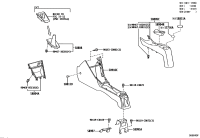 588050D180A0-PANEL SUB-ASSY, CONSOLE, UPPER REAR