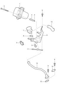 99711333902-RADIATOR HOSE W124/E200/E220