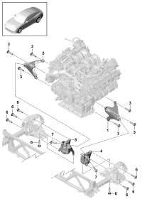9A719930701-Engine mounting