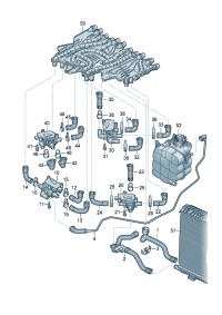 9J1122055C-Water hose Couplpiece  D-06.06.2022