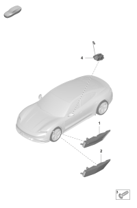 9J1953041H-Lamp, side turn signal