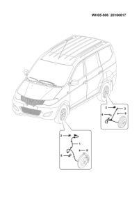 23916682-Sensor assy-speed, rear wheel