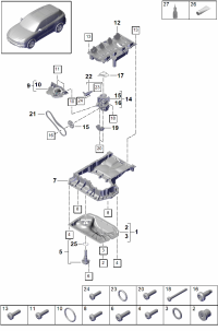 9A710316100-Grommet, oil pump