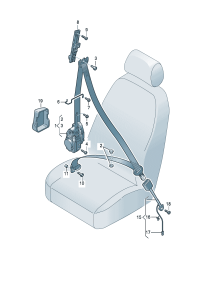 9J1857755D-S/belt lock assy