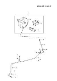 24547032-Booster assy-master cylinder