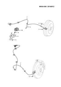 24548248-Sensor assy-speed, rear wheel