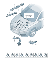 06K971595G-Harness-motor