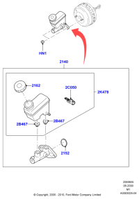 2L8Z2140AA-Cyl assy-ata, LHD