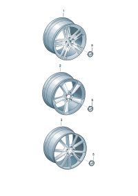 8T0601025BD-Wheel rim-aluminium alloy  Colour code: D  -01.10.2012