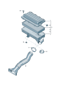 1KD129609-DUCT-AIR INTAKE