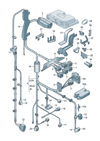 1J1971090LS-Harness, engine room