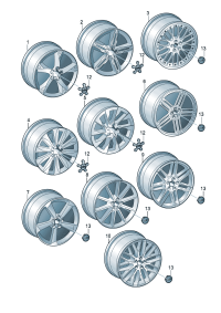 8T0601025DC-Wheel rim-aluminium alloy  Colour code: