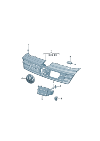 5NG853651L-Grille, radiator D  -14.09.2020