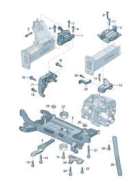 5Q0199262BG-Engine mounting