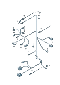 8U0971148S-Harness, Cover, rr. hatch  D  -06.01.2014