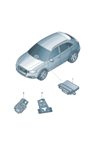 8U0907468AA-Bus assy-data Interface, diagnosis (gateway)  Note OT-instructions:   D  -14.04.2014