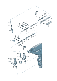 4N0955993-Nozzle w/valve Camera assy back