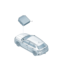 5WA907530L-Bus assy-data Interface, diagnosis (gateway)