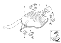 18307571477-Muffler assy-rr