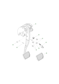 118869150A-Pedalassy, LHD, BASE pedalassy, rh/lh