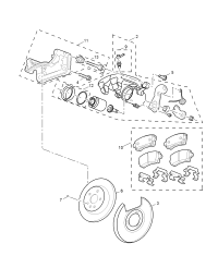 13577932-Housing assy-rr caliper