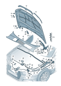 8W0823301D-Hinge, hatch cover D-23.11.2015