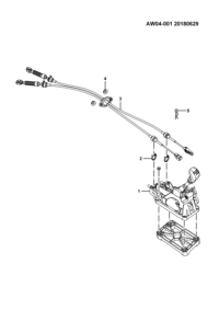 23588573-Gear assy-manual shift (with gear graphic) (for vehicle models only including the letter A and count