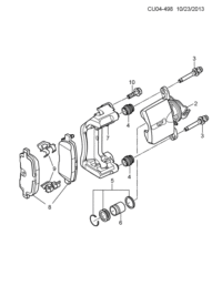 19354123-Caliper (l), rear