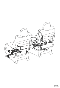 8219158160-WIRE, FRONT SEAT, RH