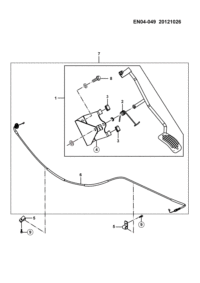 24514487-Pedal assy-accel