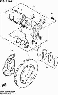 5510165J05999-CALIPER FRONT BRAKE RH