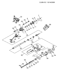 26046405-Support, steering column case