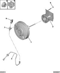 9803567580-Union, brake vacuum