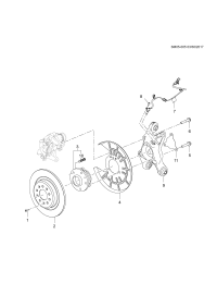 87825519-Knuckle, r. rr. suspension