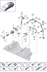 9A712107500-Coolant pipe