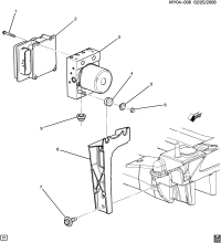 23218449-BRACKET,BRK PRESS MOD VLV(INCLS 9)