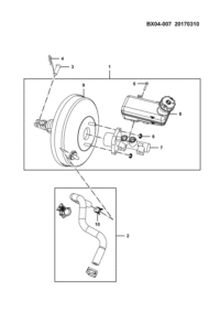 23536893-Booster assy-brake (AMT/CVT)