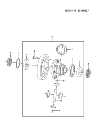 23975337-Wheel drive shaft oil seal ((r)