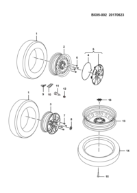 23889529-Wheel assy-14X5J