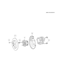 26388246-Hub assy-rr wheel