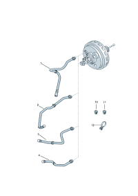 7H1611931P-W/check valve Pipe, vacuum