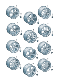 8Y0601025Q-Wheel rim-aluminium alloy Add mark: Colour code:
