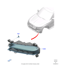 LC5Z15201A-Lamp assy-fog, lh (??? -LED)