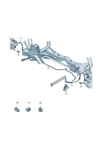 1K0611775F-HOSE-BRAKE RR
