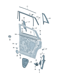 56H839461-Window regulator without m