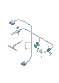 8UD971365-Harness, S/belt warning system