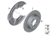 34219811540-BRAKE DISC FRT W124/200-300E